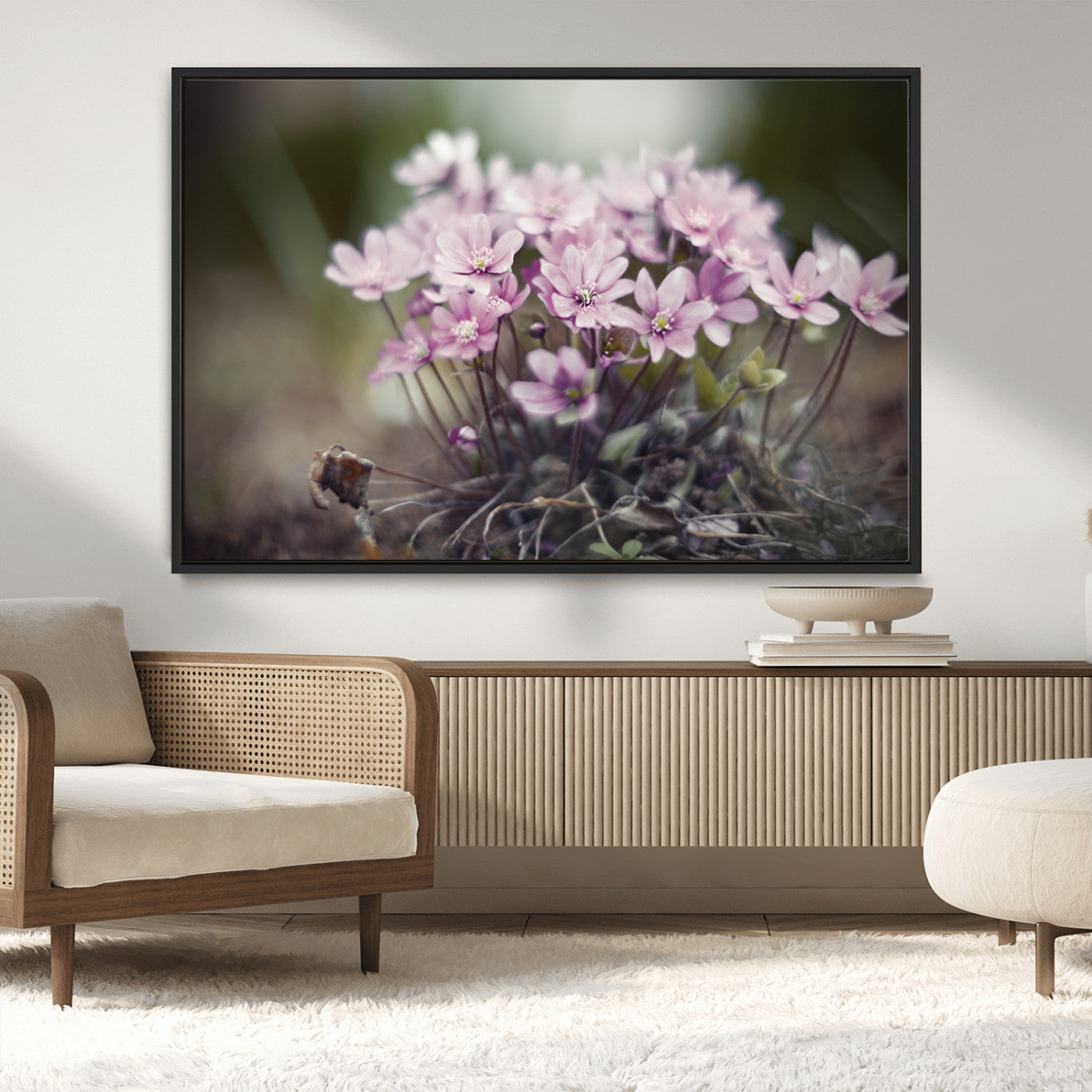 MGV-FC-36X24 - Pink Wild Flower Canvas Print