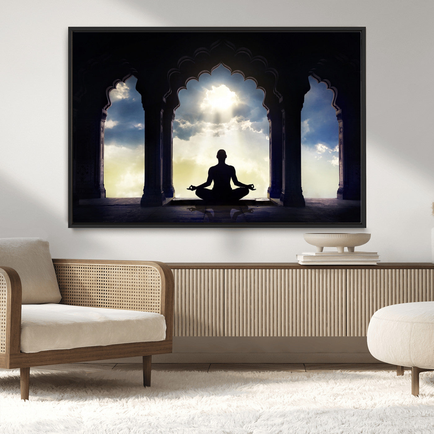 MGV-FC-36X24 - Women and Yoga Wall Art Canvas Print