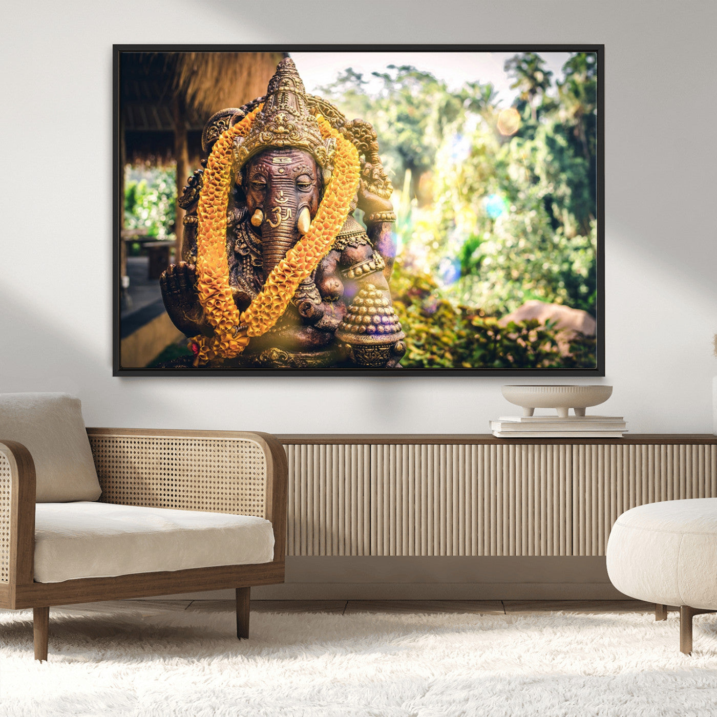 MGV-FC-36X24 - Hinduism Statue Wall Art Canvas Print