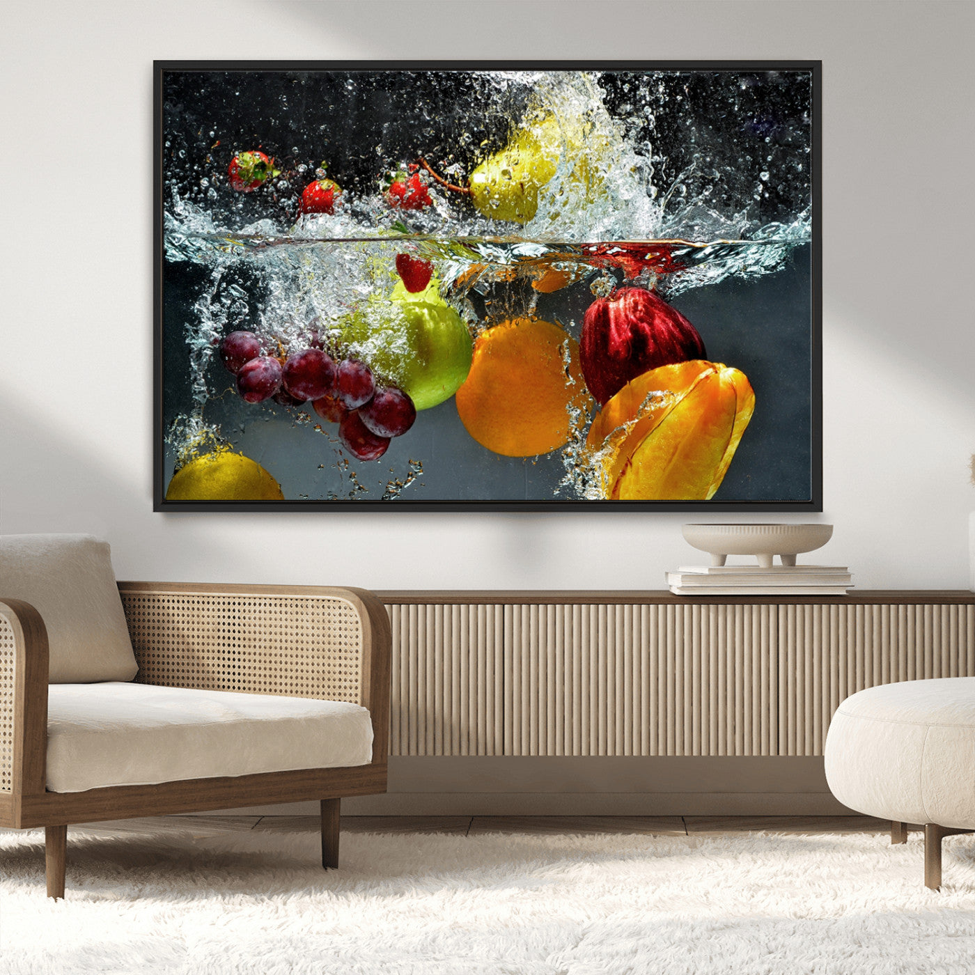 MGV-FC-36X24 - Kithen Vegetables World Wall Art Canvas Print