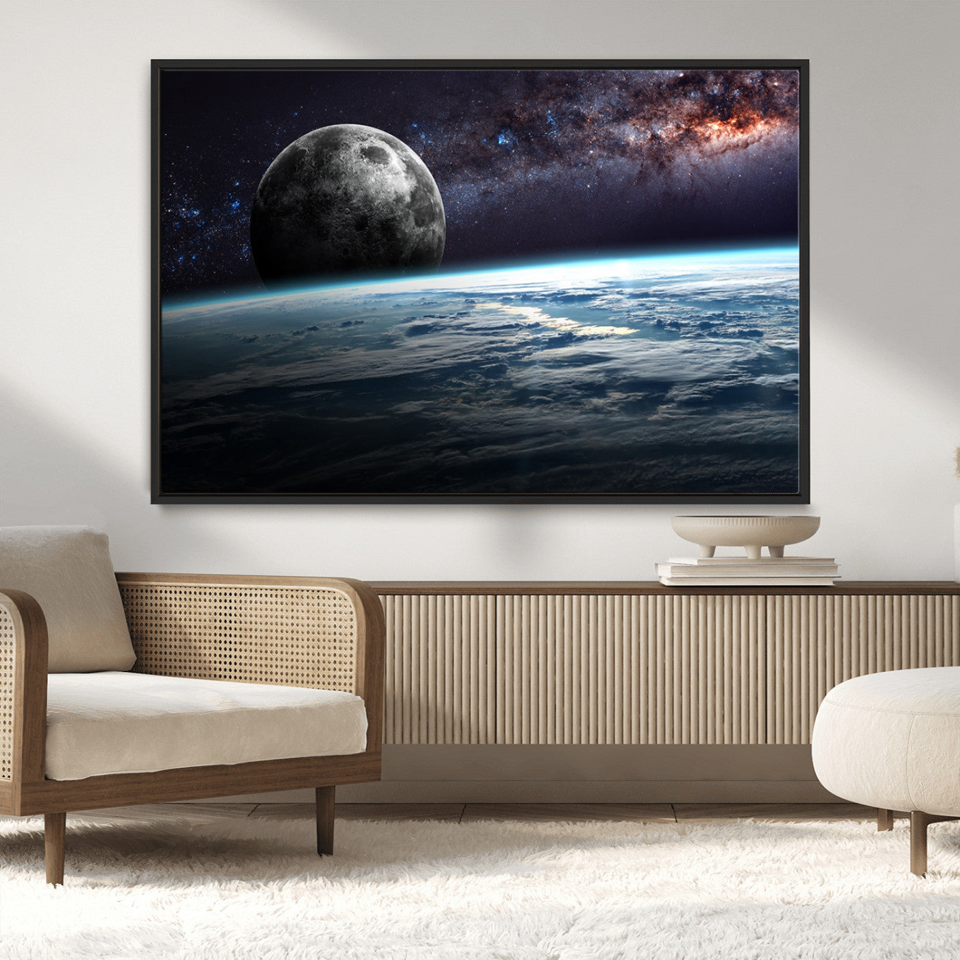 MGV-FC-36X24 - Space and Planet Canvas Print
