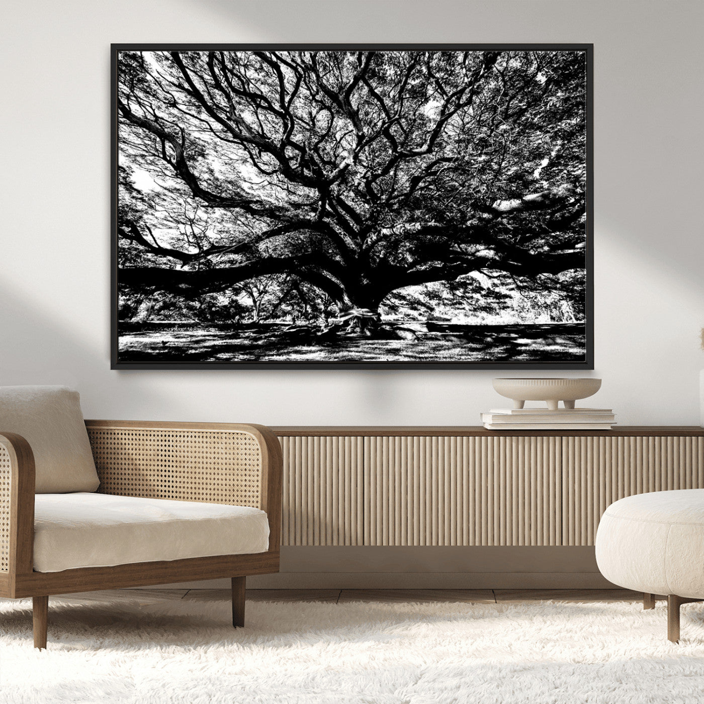 MGV-FC-36X24 - Mighty Angel Oak Wall Art | Angel Oak Tree Art Print