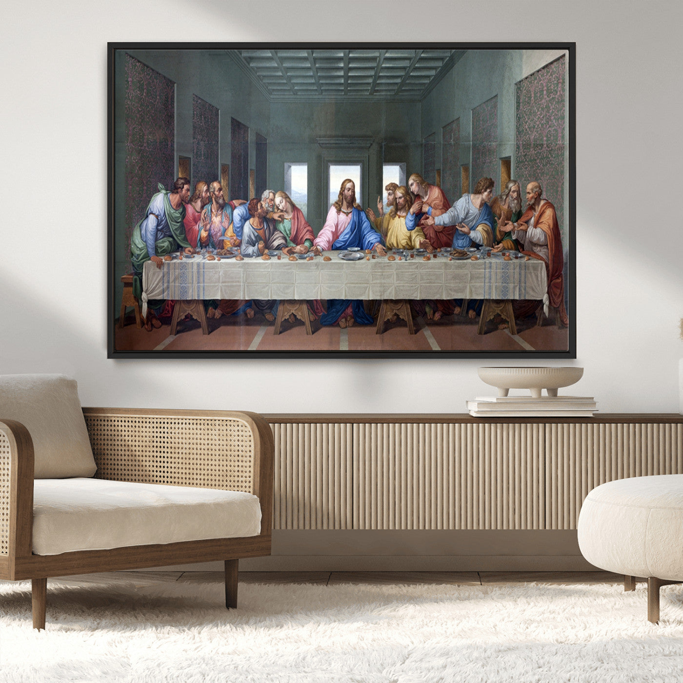 MGV-FC-36X24 - The Last Supper Multi Panel Canvas Wall Art
