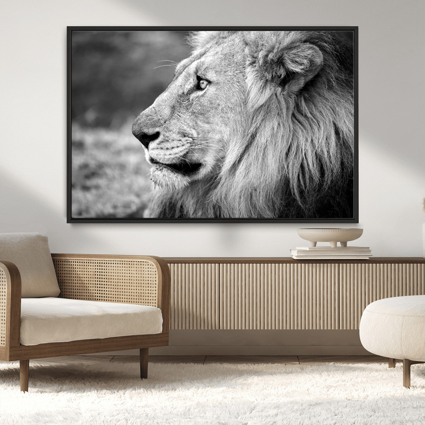 MGV-FC-36X24 - African Lion Wall Art Canvas Print