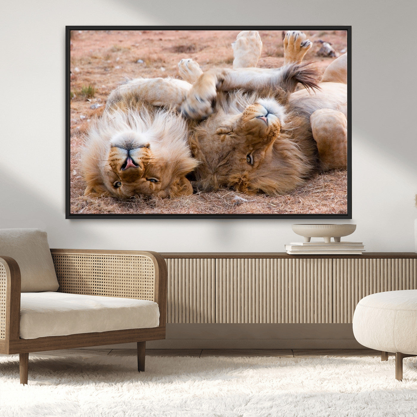 MGV-FC-36X24 - Animal Wall Art Lion Canvas Print