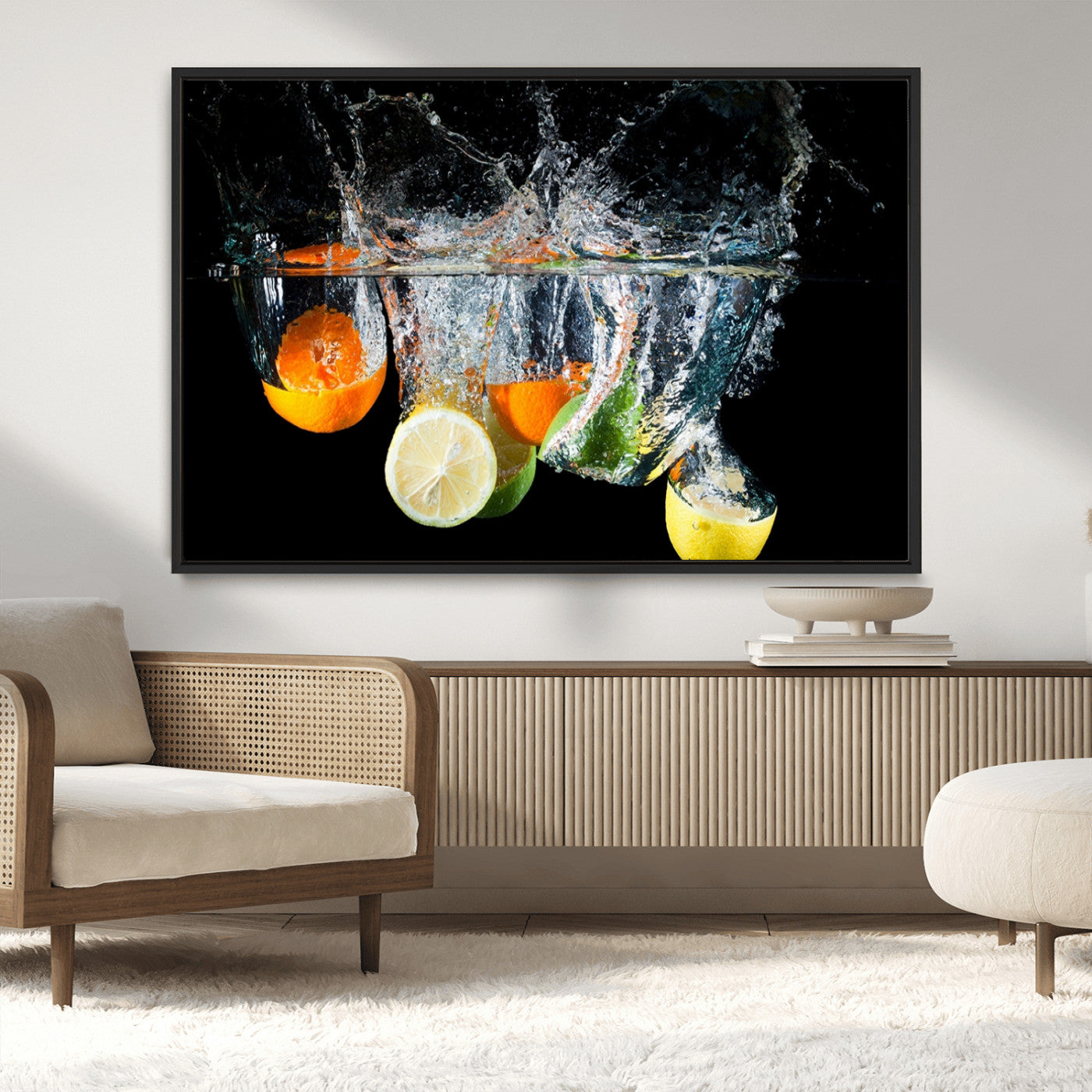 MGV-FC-36X24 - Kitchen Wall Art, Kitchen Fruits Art Canvas Print