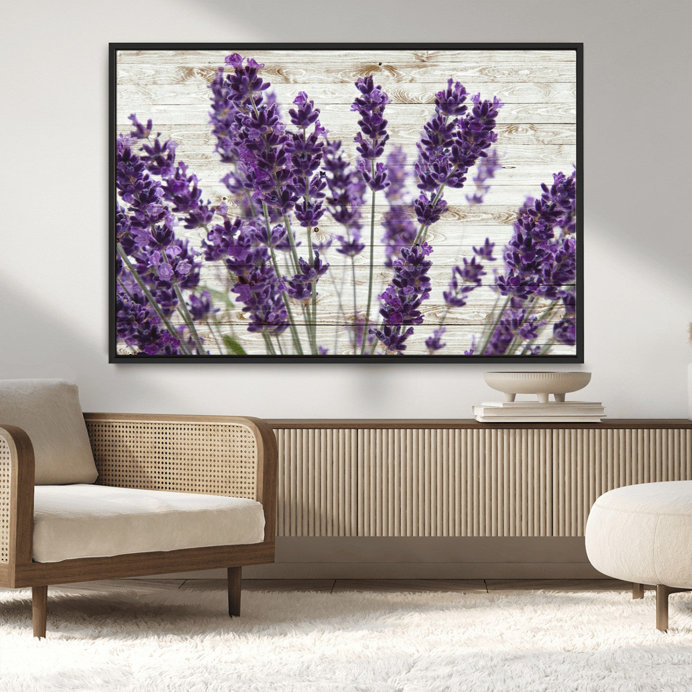MGV-FC-36X24 - Lavender Canvas Wall Art Flower Print
