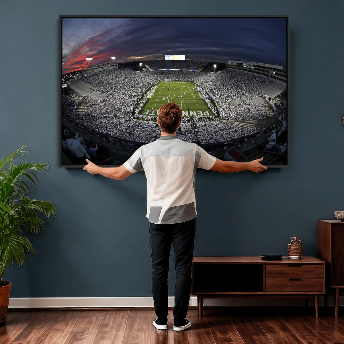 59877-MGV-CV-36X24 - Penn State University Nittany Lions Football Team Print