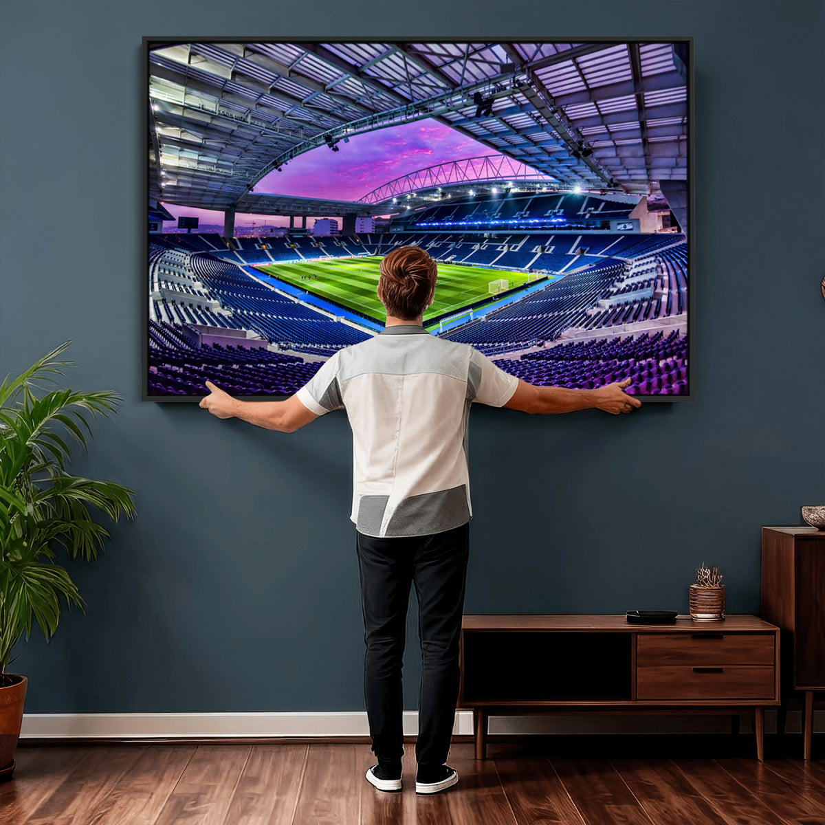 10851-MGV-CV-36X24 - FC Porto Soccer Team Print Canvas, Dragon Stadium Wall Art