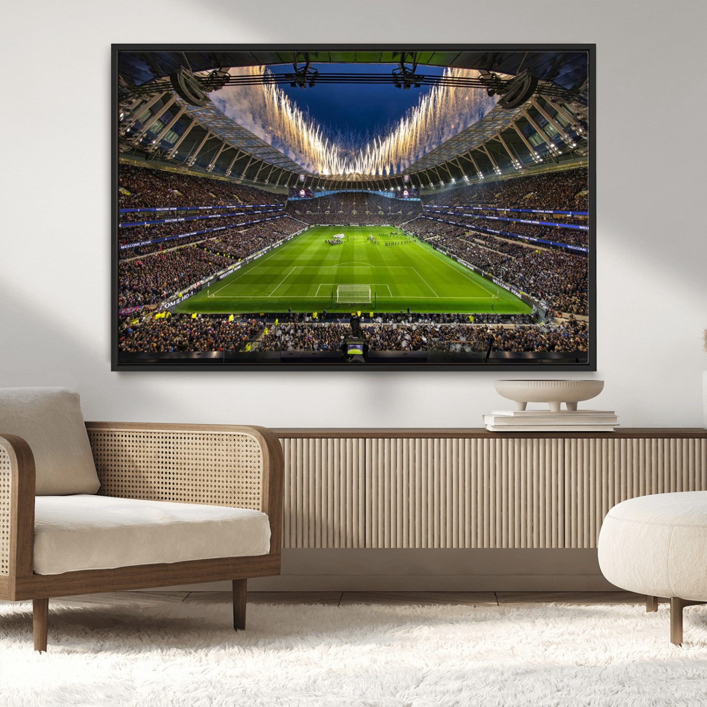 MGV-FC-36X24 - Tottenham Hotspur Football Team Print - London Tottenham Hotspur Stadium Wall Art Canvas Print