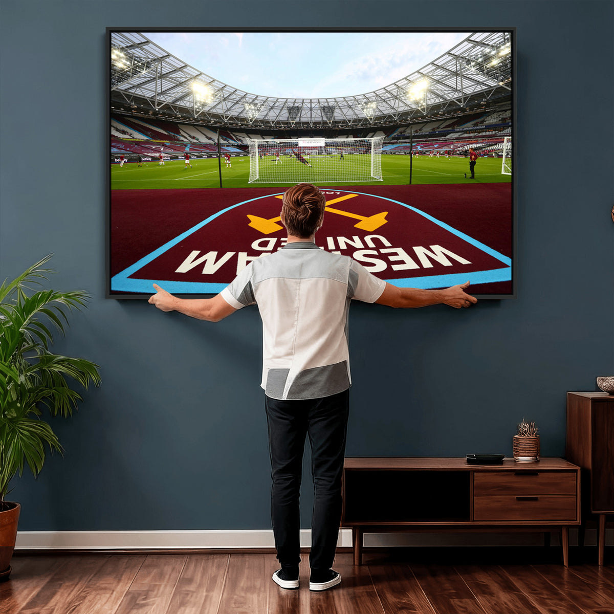77367-MGV-CV-36X24 - West Ham United FC Stadium Canvas Wall Art, London Stadium