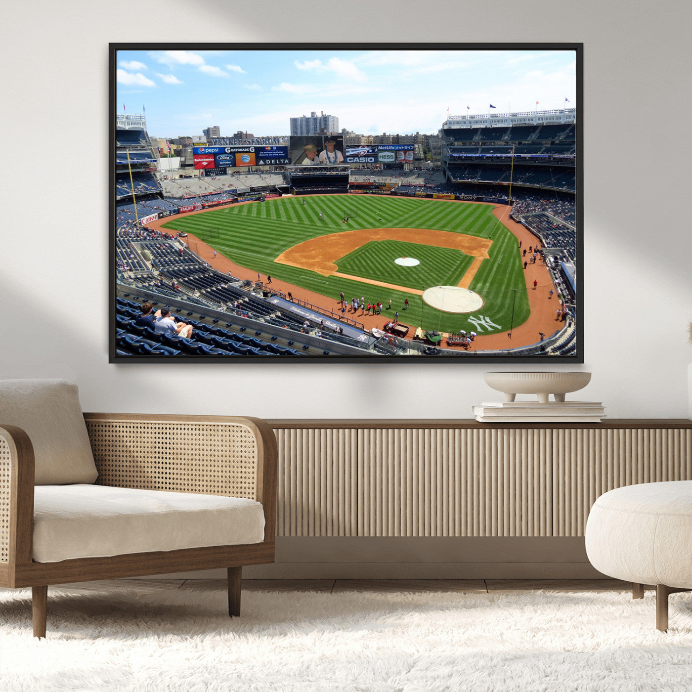 MGV-FC-36X24 - Buffalo Bills Stadium Wall Art - Buffalo Bills Decor- NFL Fans Gift, Perfect Sports Decor for Living