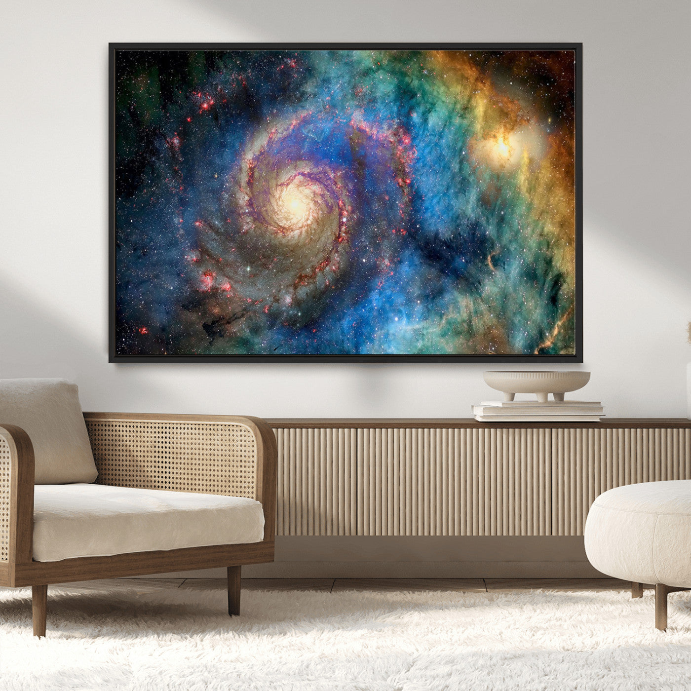 MGV-FC-36X24 - Spiral Galaxy Wall Art Canvas Print