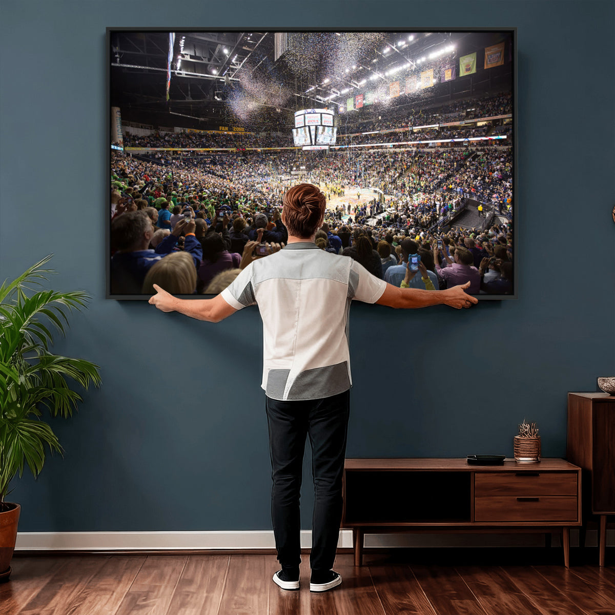 66251-MGV-CV-36X24 - Bridgestone Arena Wall Art Canvas, Nashville Predators