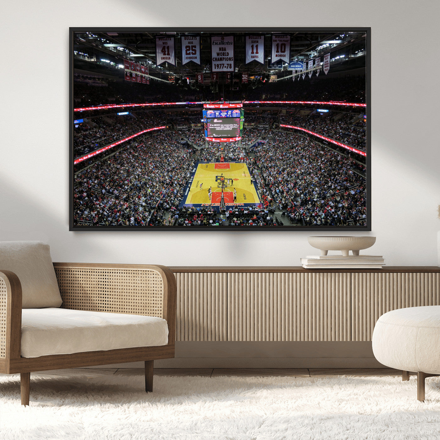 MGV-FC-36X24 - Capital One Arena Stadium Wall Art | Canvas Print | Ready to Hang | Washington D.C. Sports Decor
