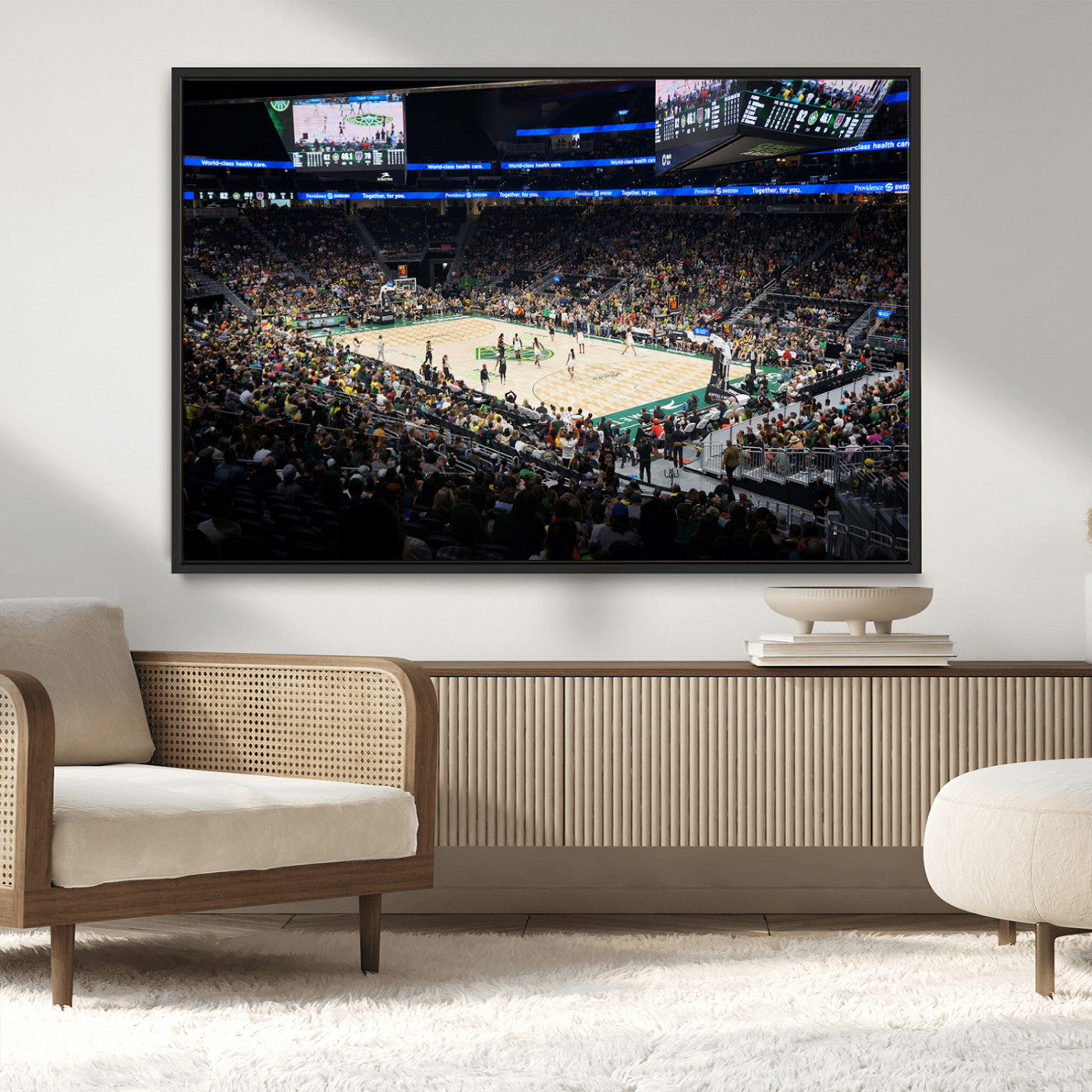 MGV-FC-36X24 - Climate Pledge Arena | Washington Seattle Kraken Hockey Stadium Wall Art | Canvas Print | Ready to