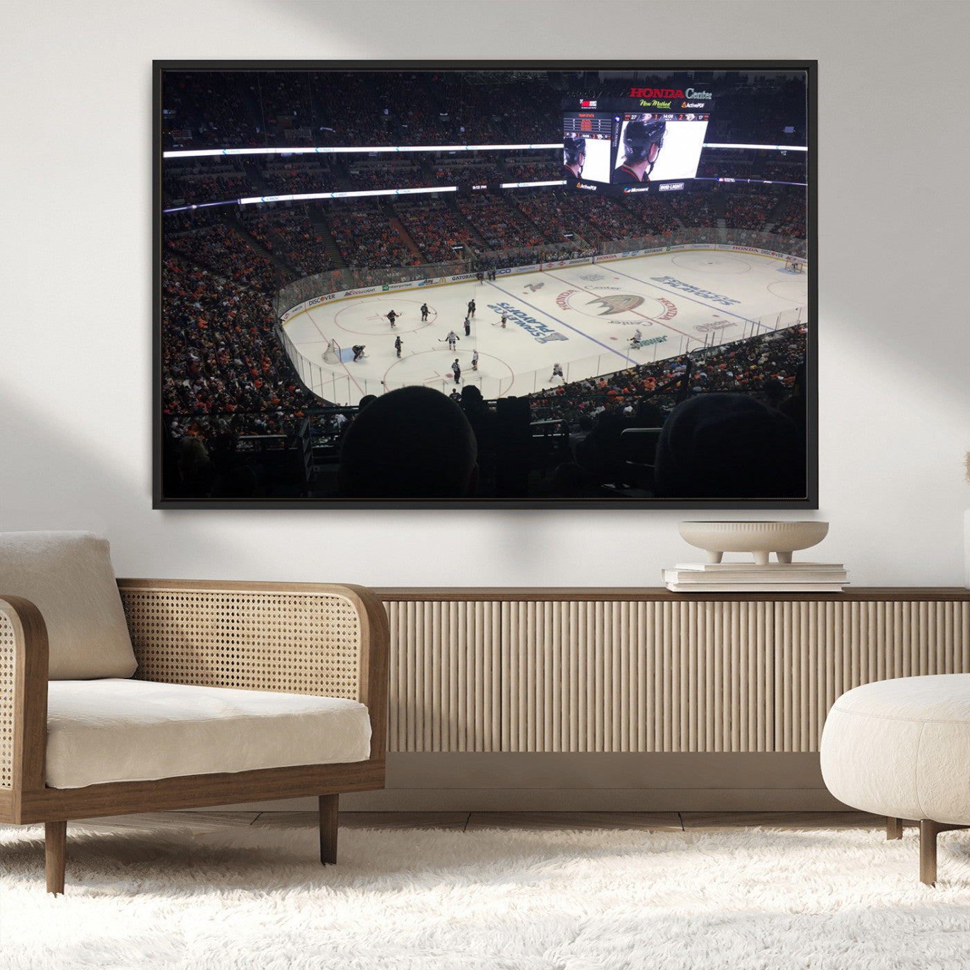MGV-FC-36X24 - Honda Center California Anaheim Ducks Hockey Stadium Wall Art, Honda Center California Stadium Wall
