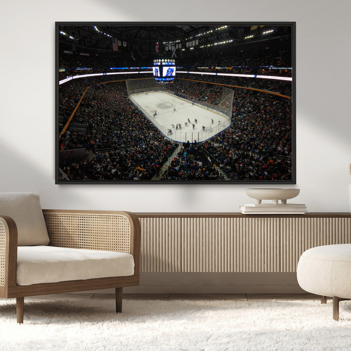 MGV-FC-36X24 - KeyBank Center New York Buffalo Sabres Hockey Stadium Canvas Print Wall Art