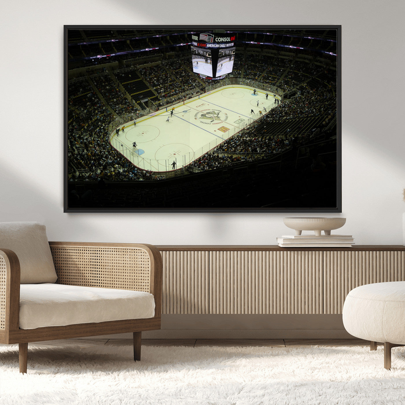 MGV-FC-36X24 - PPG Paints Arena Pennsylvania Pittsburgh Penguins Hockey Stadium Canvas, Pennsylvania Pittsburgh