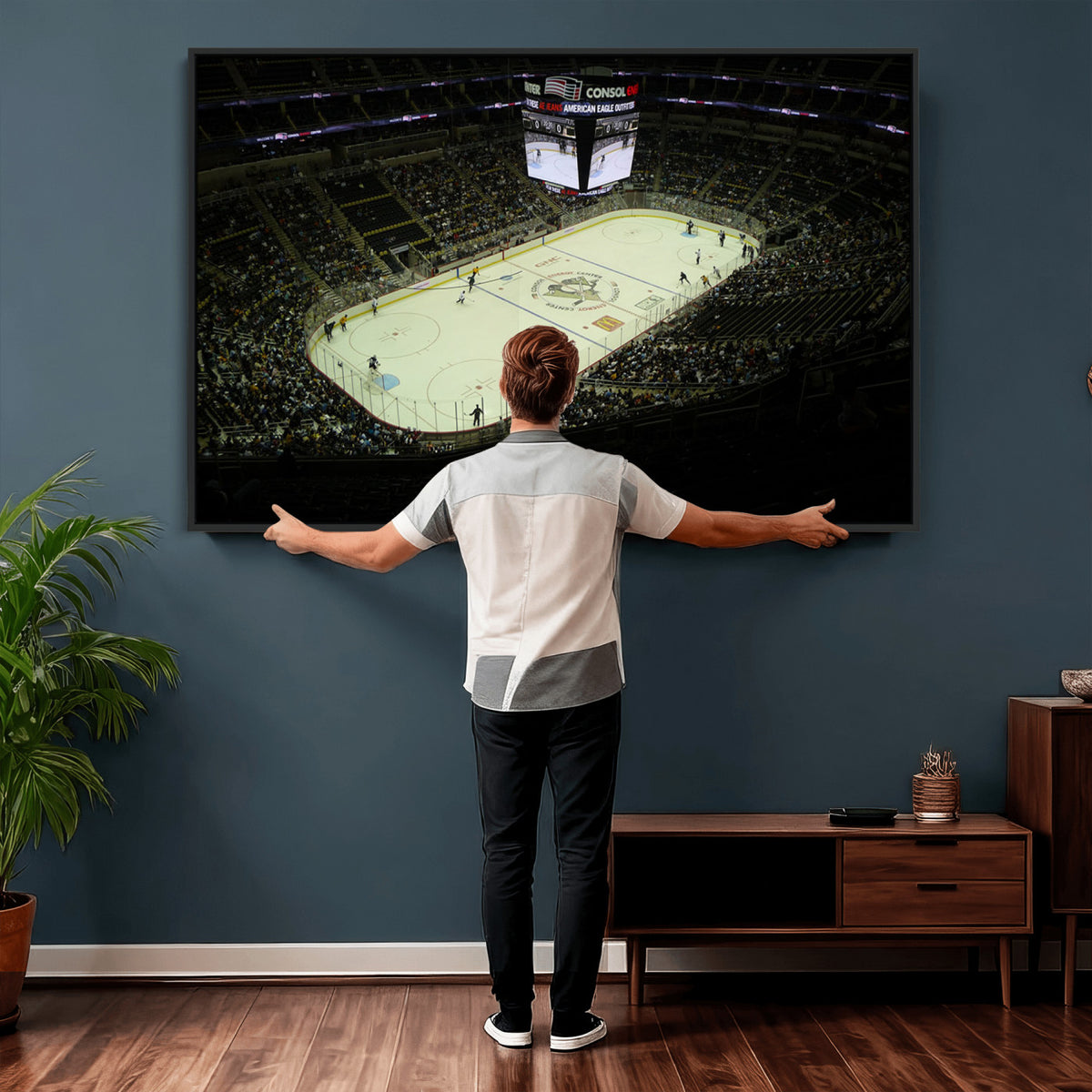 52168-MGV-CV-36X24 - PPG Paints Arena Pennsylvania Pittsburgh Penguins Hockey