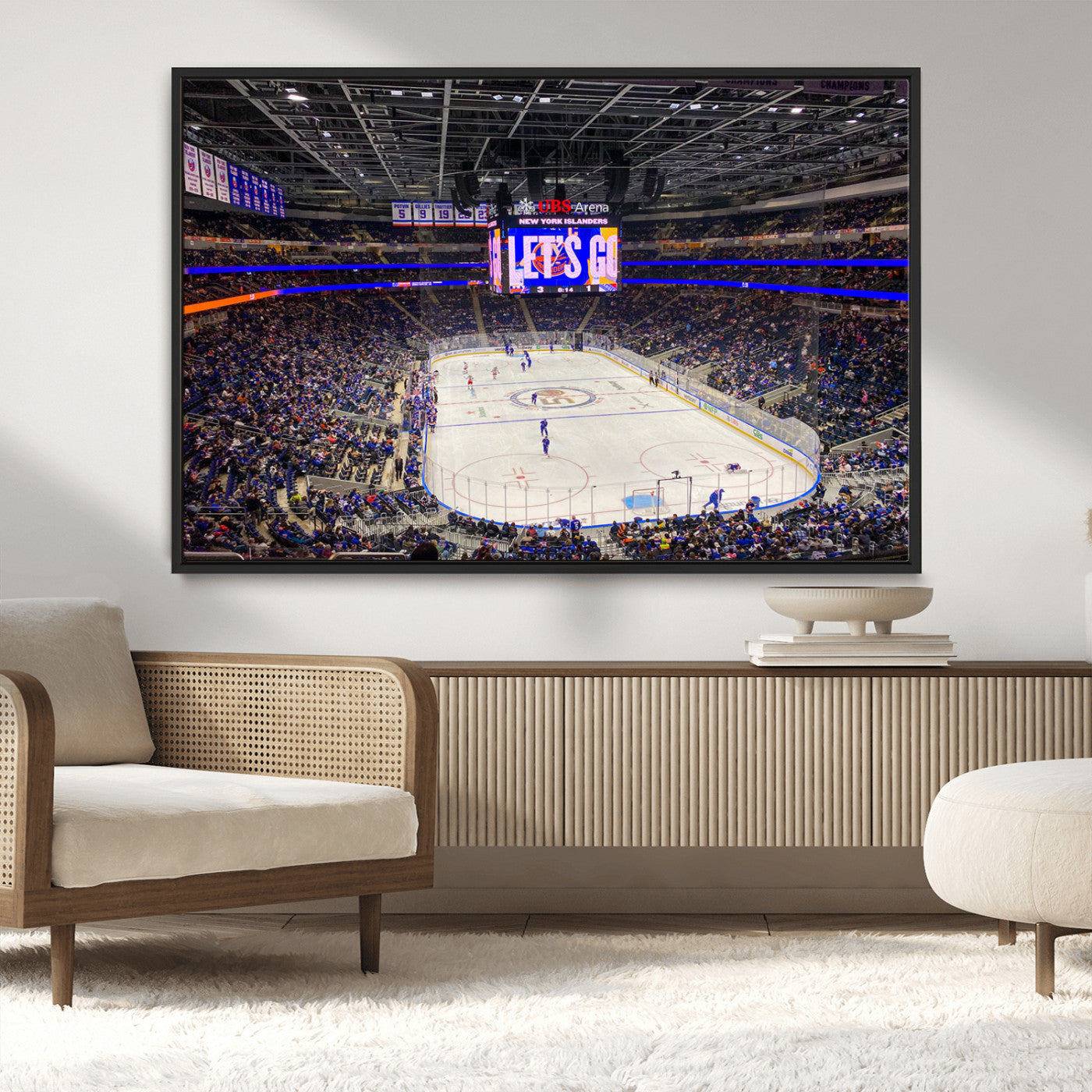 MGV-FC-36X24 - UBS Arena Elmont New York Islanders Ice Hockey Wall Art, UBS Arena Elmont Wall Art Canvas Print
