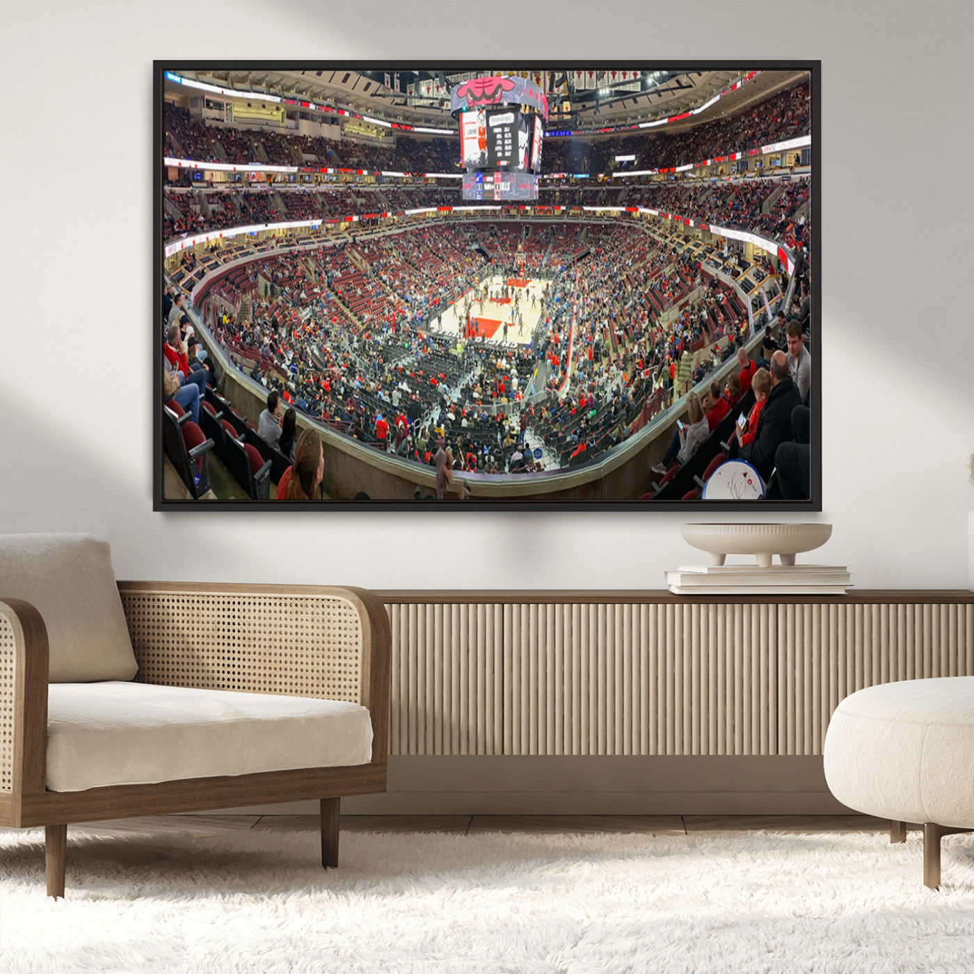 MGV-FC-36X24 - United Center Chicago Bulls Stadium Wall Art Canvas Print