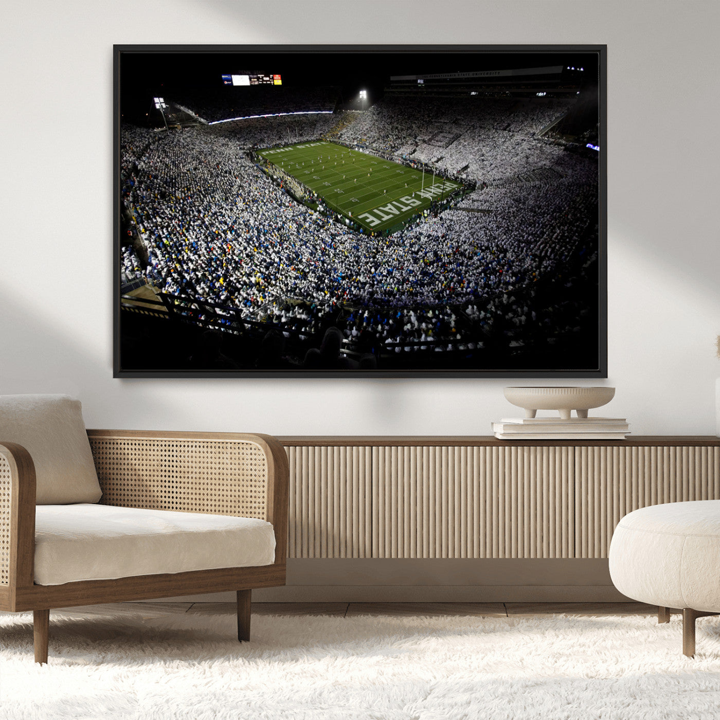MGV-FC-36X24 - Penn State Football Stadium Wall Art - Beaver Stadium Canvas Print