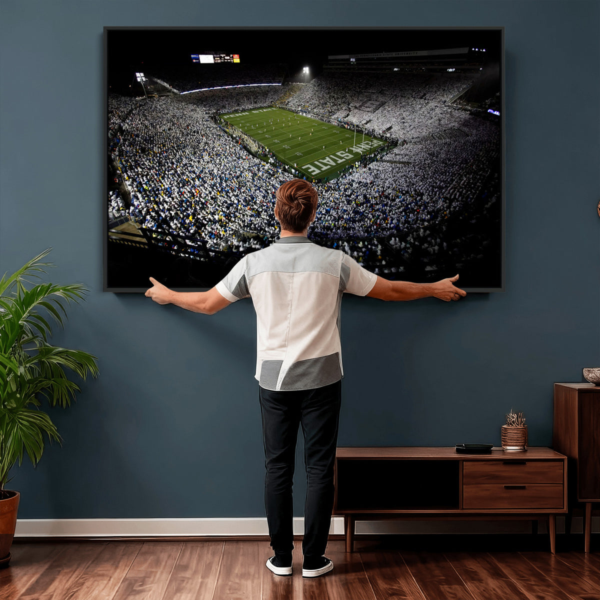 96825-MGV-CV-36X24 - Penn State Football Stadium Wall Art - Beaver Stadium Canvas Print