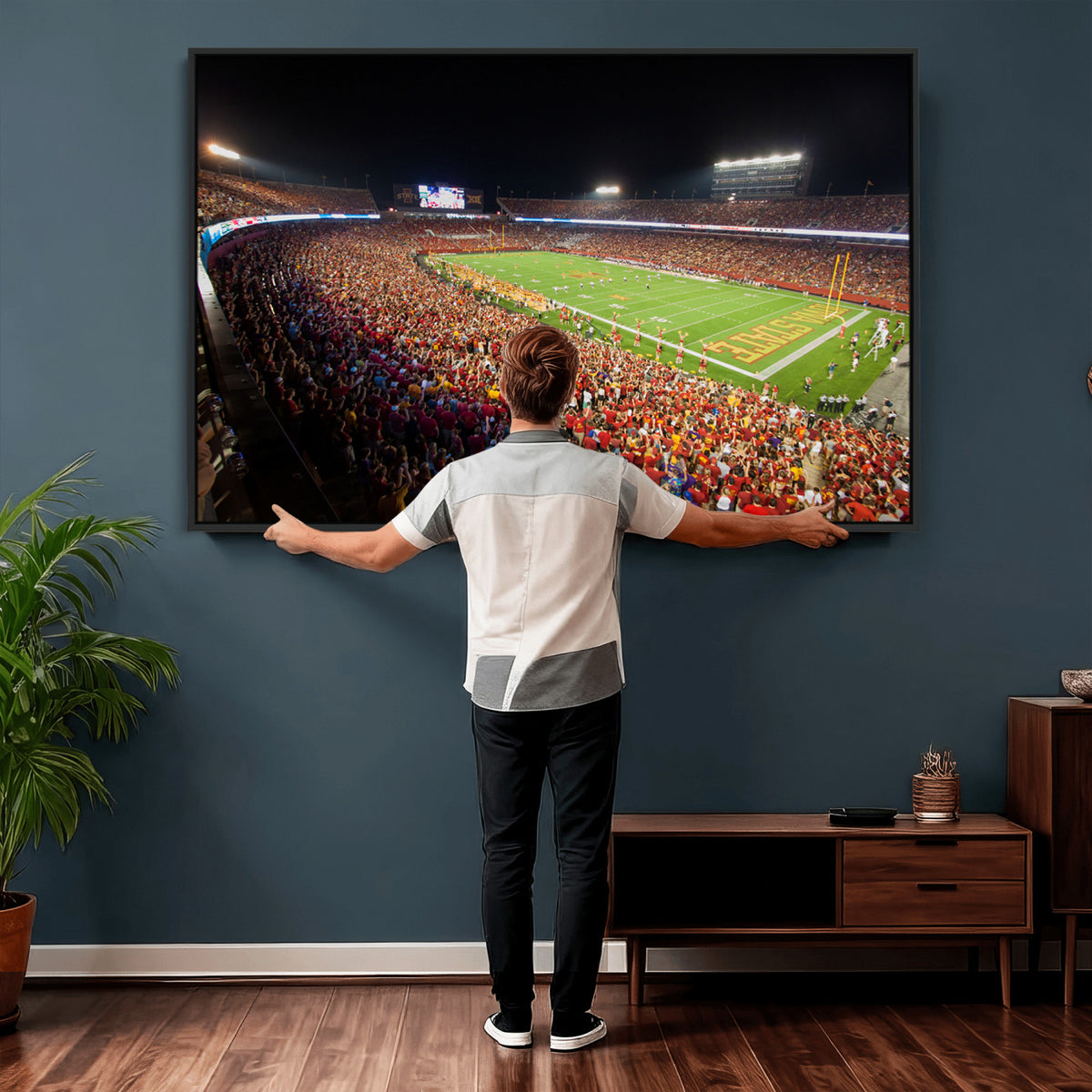 35139-MGV-CV-36X24 - Iowa State University Cyclones Canvas Print, Jack Trice Stadium