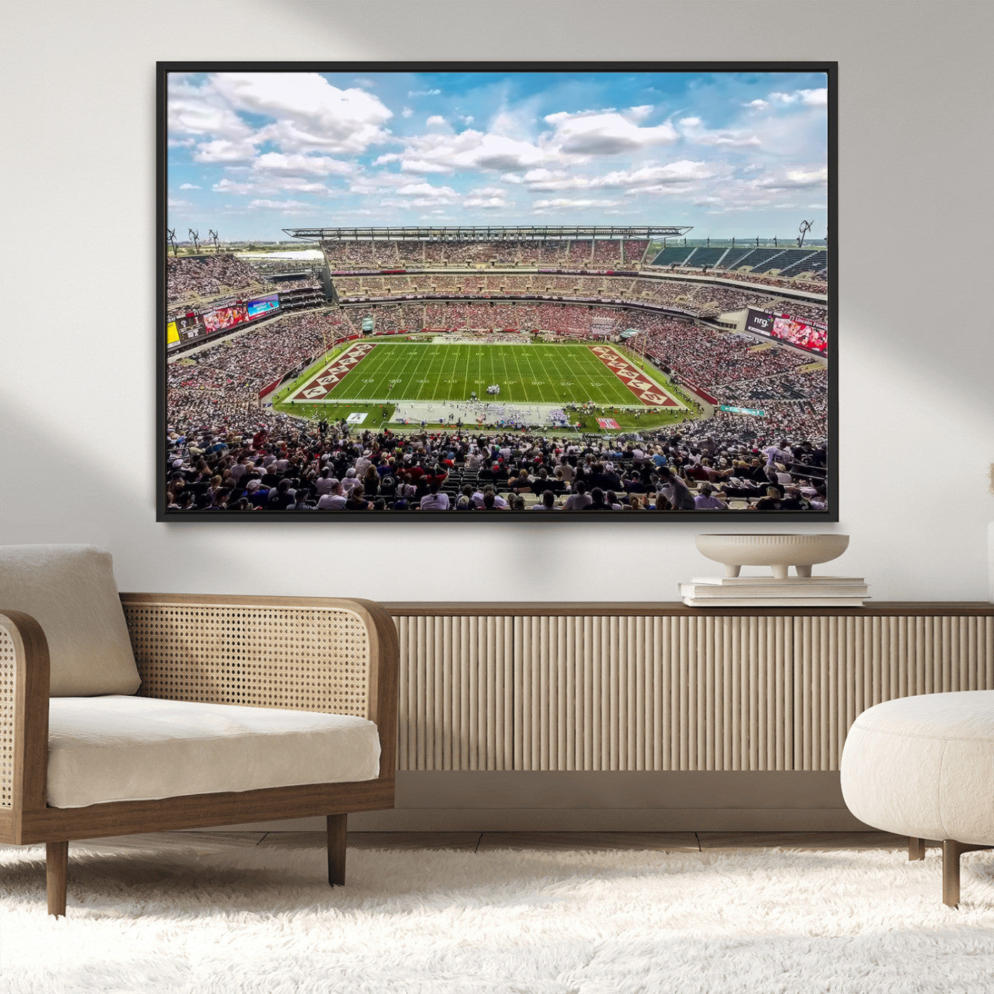 MGV-FC-36X24 - The Temple University Owls Athletics Team Print - Philadelphia Lincoln Financial Field Stadium Wall
