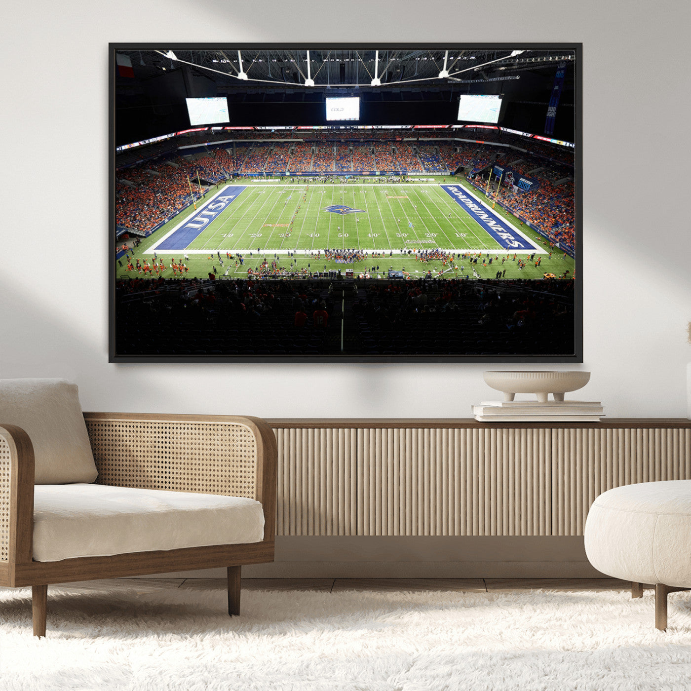 MGV-FC-36X24 - The University of Texas at San Antonio Roadrunners Football Team Print - San Antonio Alamodome Wall