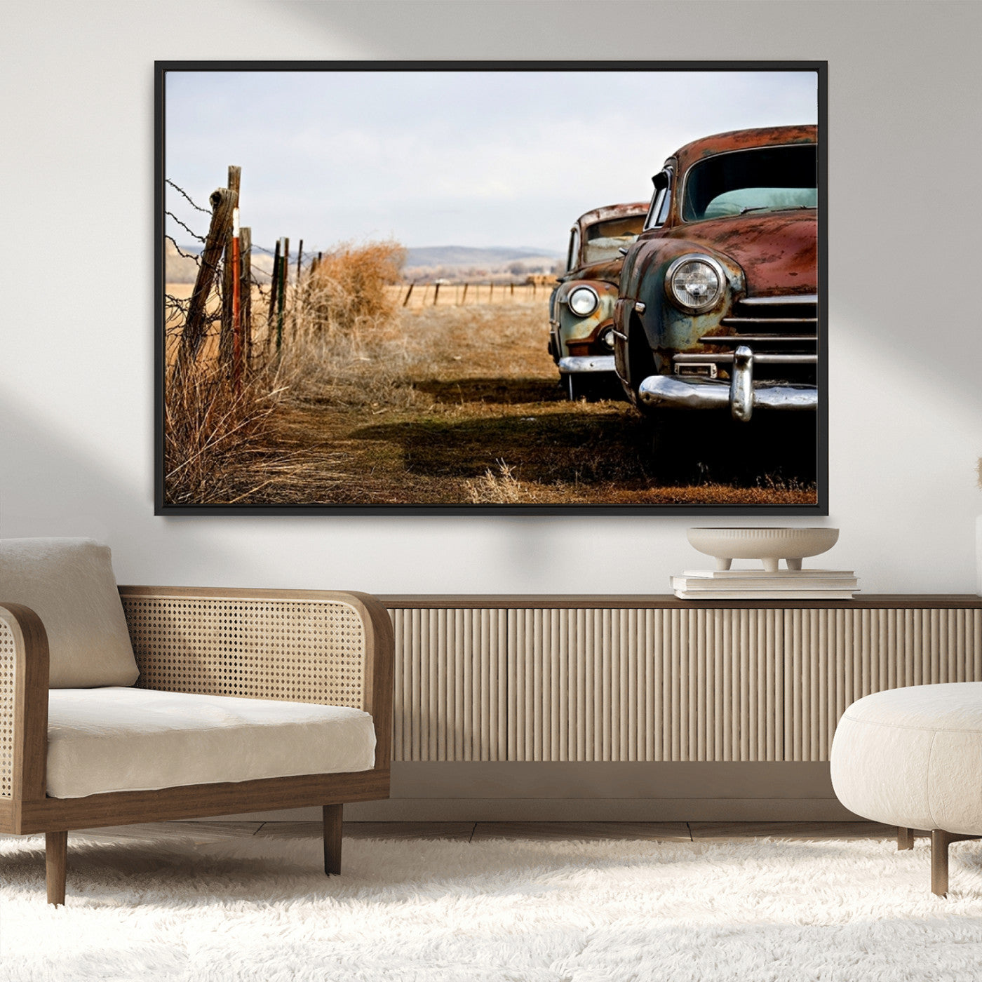 MGV-FC-36X24 - Classic Cars Vintage Wall Art Canvas Print