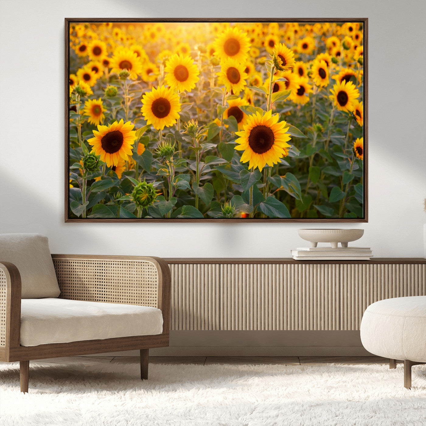 MGV-FC-36X24 - Sunflower Sunshine Wall Art Canvas Print