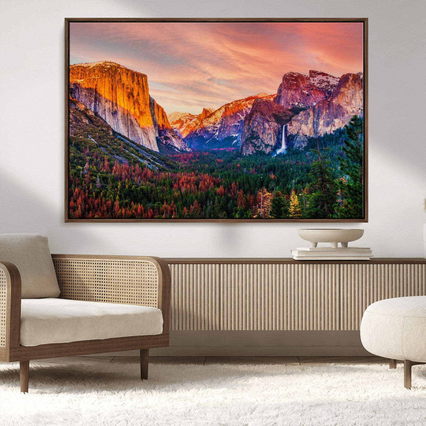 MGV-FC-36X24 - Yosemite Nal Park Wall Art Landscape Canvas Print El Capitan