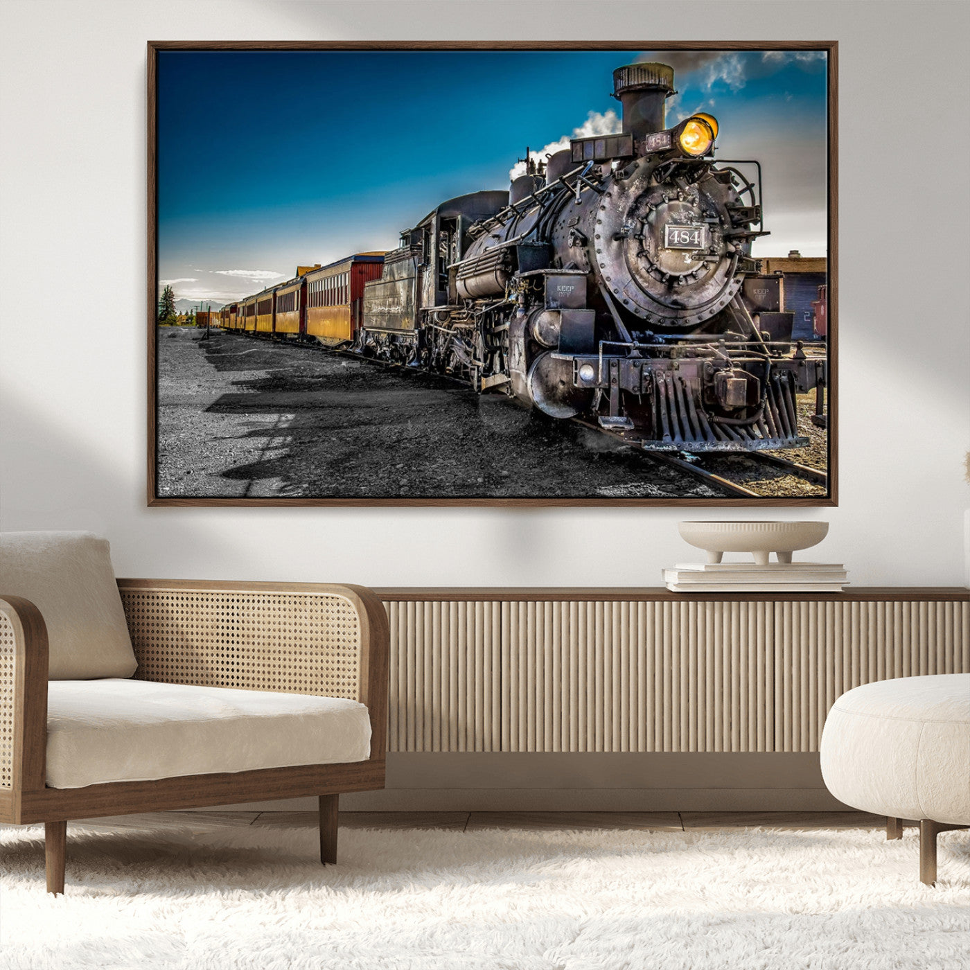 MGV-FC-36X24 - Train Wall Art Canvas Print