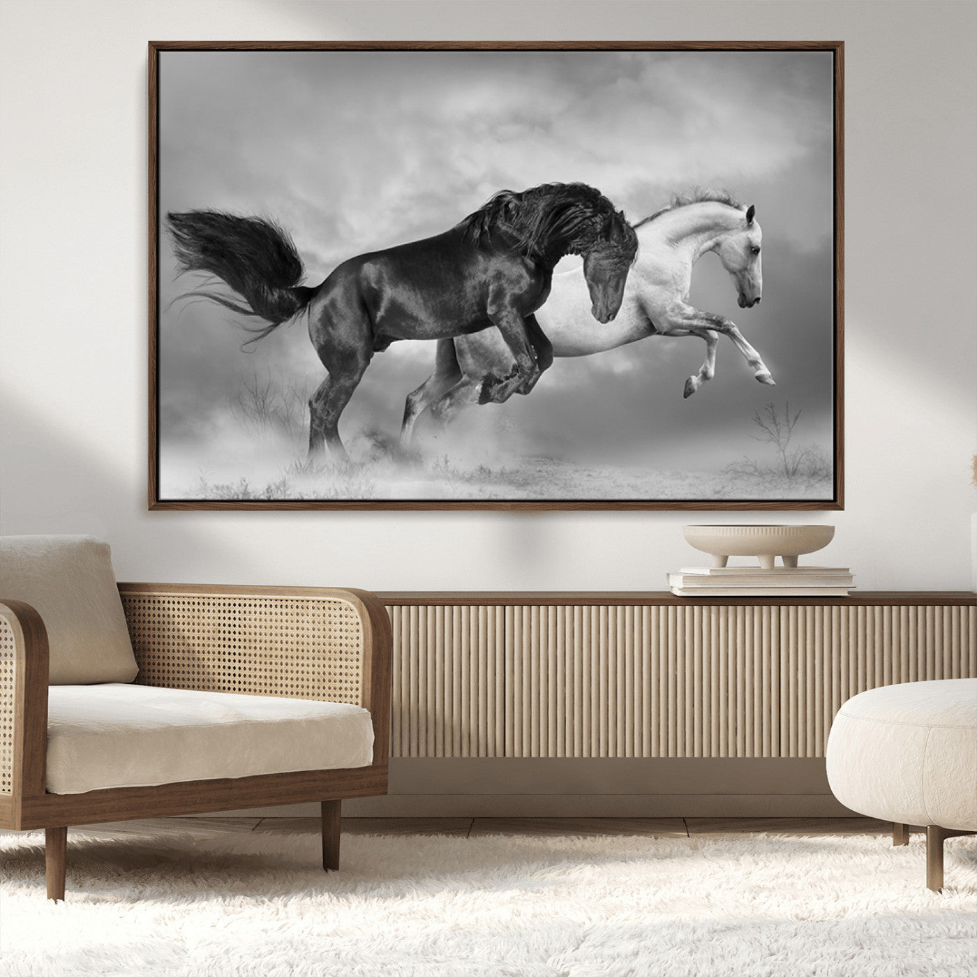 MGV-FC-36X24 - Wild Horses Wall Art Canvas Print