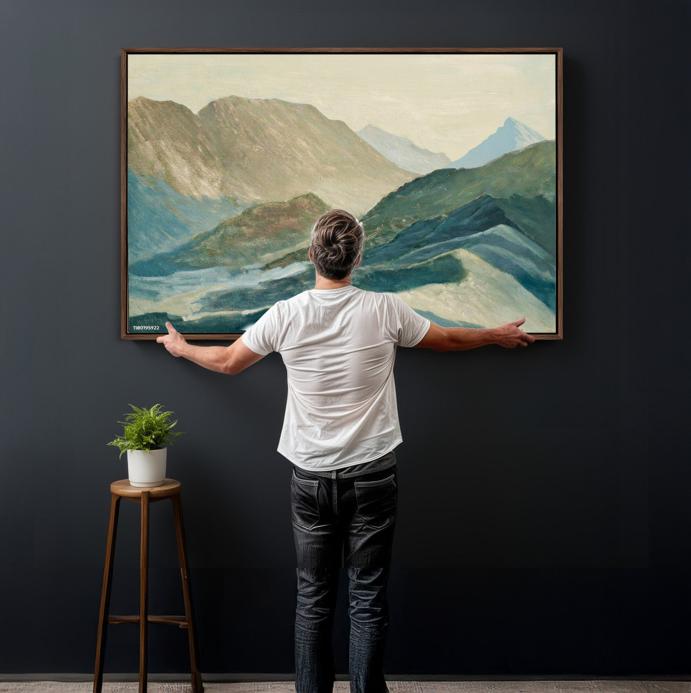 33629523-MGV-CV-36X24 - Shemelina Mountain Landscape, Mountains at Dawn Wall Art Canvas Print