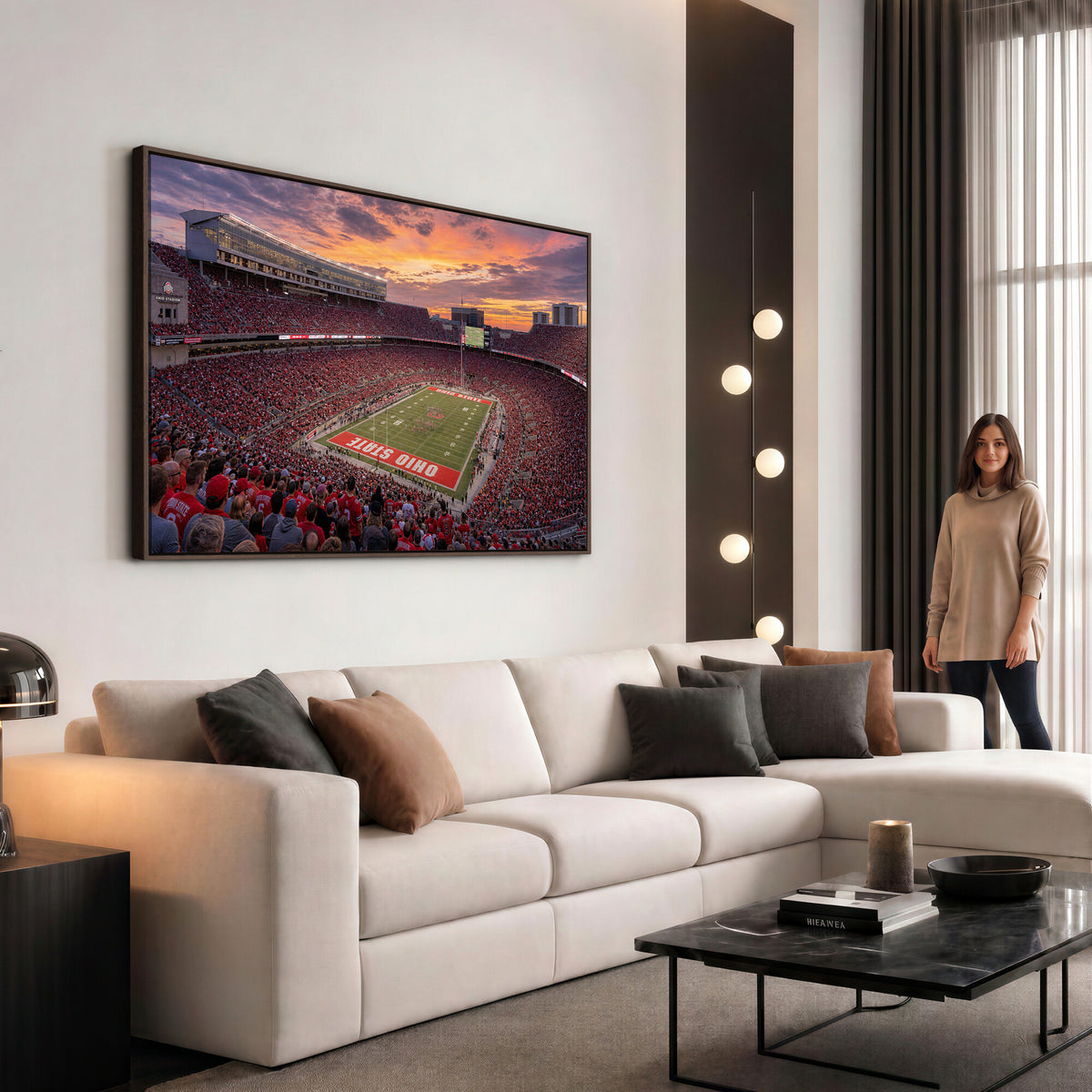95137596-MGV-CV-36X24 - Stadium Wall Art Canvas Print