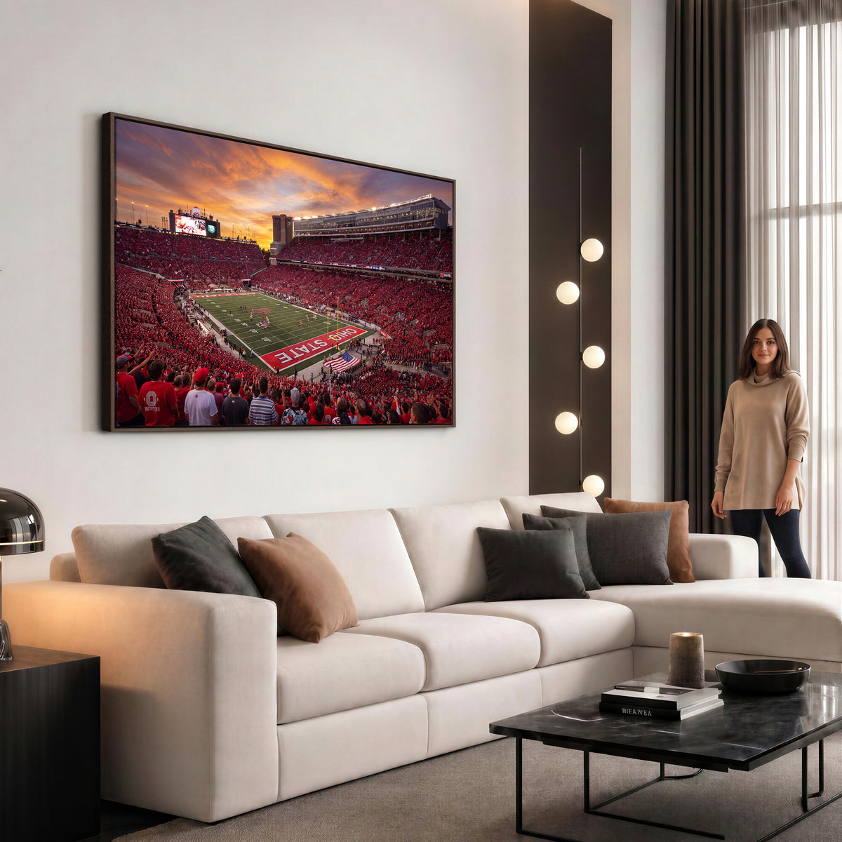 36125328-MGV-CV-36X24 - Stadium Wall Art Canvas Print