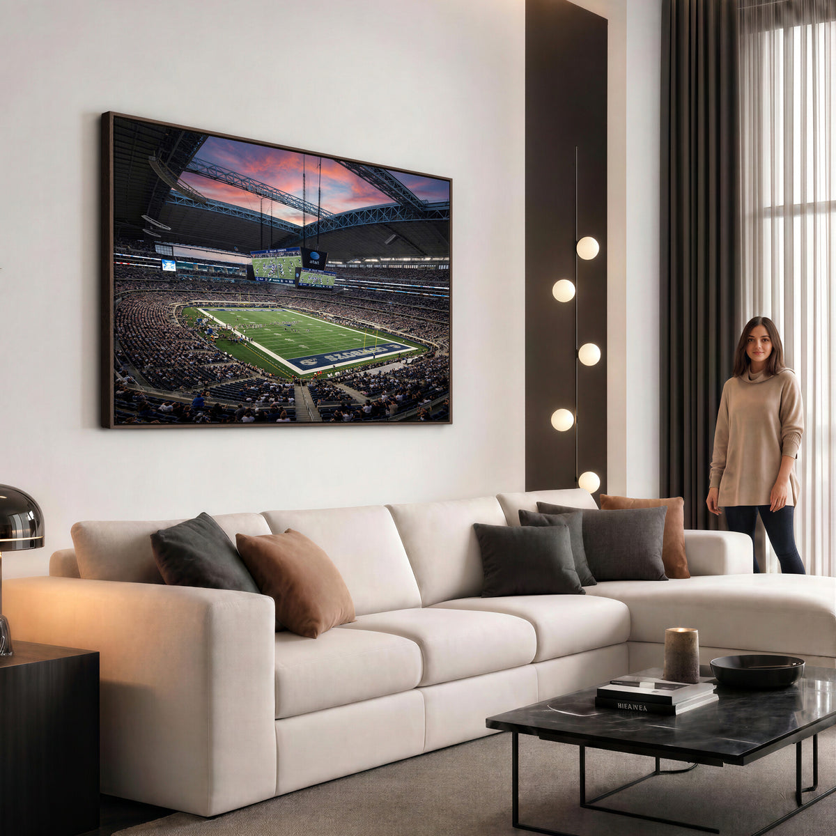 11530179-MGV-CV-36X24 - Stadium Wall Art Canvas Print