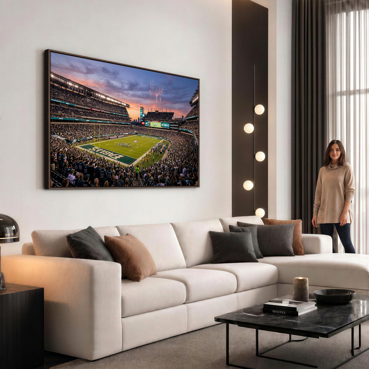15549432-MGV-CV-36X24 - Stadium Wall Art Canvas Print
