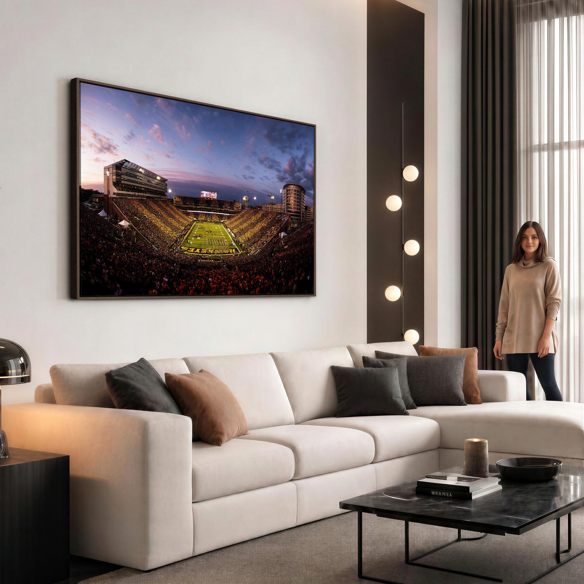 49683861-MGV-CV-36X24 - Stadium Wall Art Canvas Print
