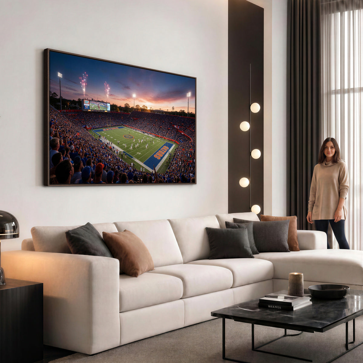 42817292-MGV-CV-36X24 - Stadium Wall Art Canvas Print