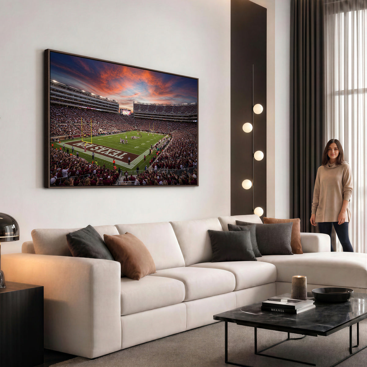 44328991-MGV-CV-36X24 - Stadium Wall Art Canvas Print