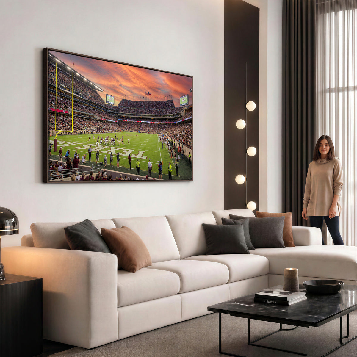 80055809-MGV-CV-36X24 - Stadium Wall Art Canvas Print