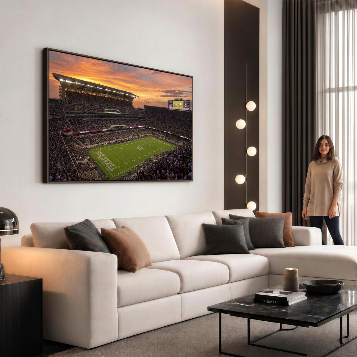 77401853-MGV-CV-36X24 - Stadium Wall Art Canvas Print