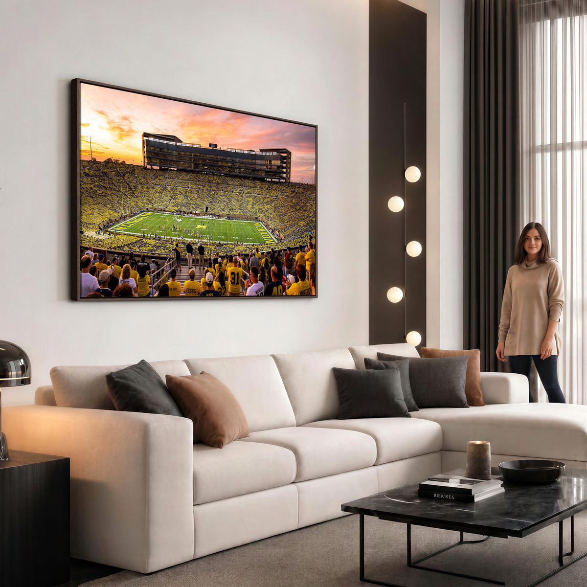 27265223-MGV-CV-36X24 - Stadium Wall Art Canvas Print