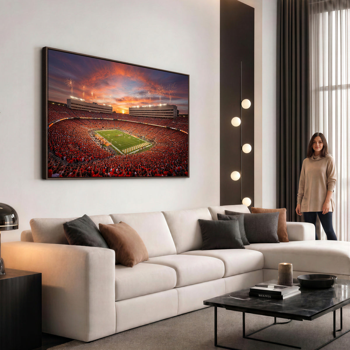 66964685-MGV-CV-36X24 - Stadium Wall Art Canvas Print