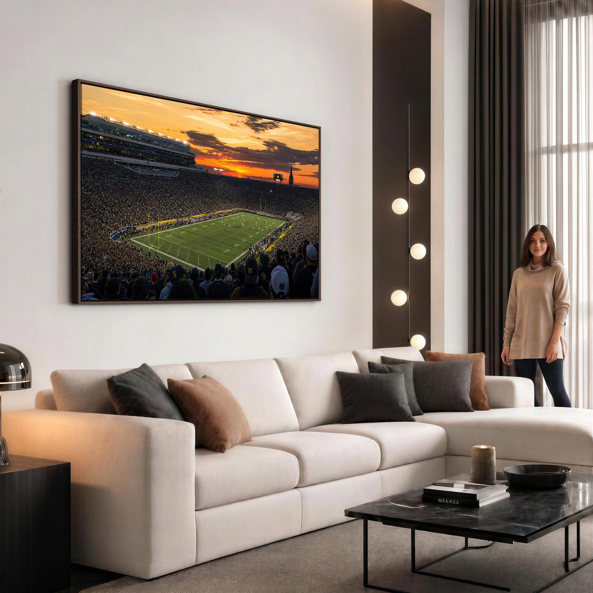 73585402-MGV-CV-36X24 - Stadium Wall Art Canvas Print