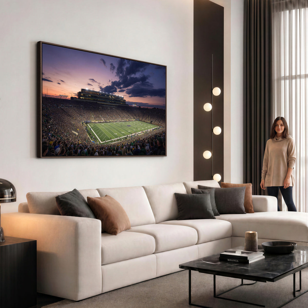 48837941-MGV-CV-36X24 - Stadium Wall Art Canvas Print